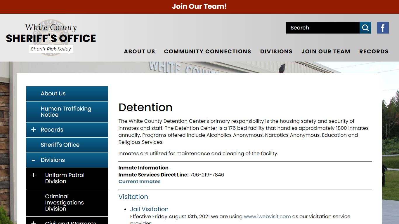 Detention | White County Georgia